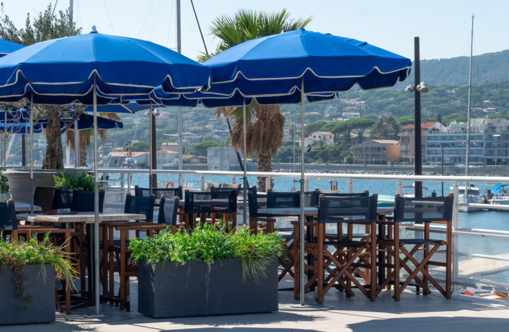 Restaurat met terras - haven - Sainte-Maxime
