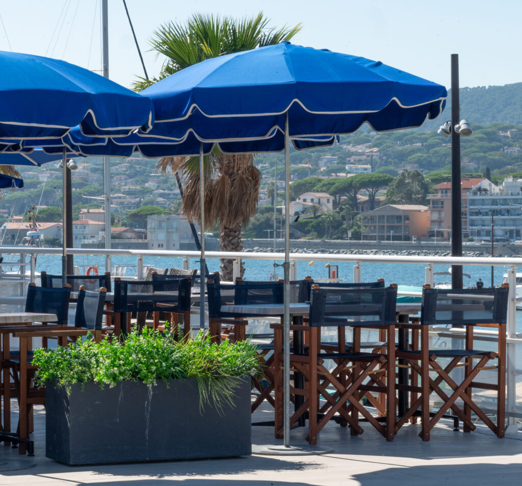 Terras met uitzicht op de baai van Sainte-Maxime