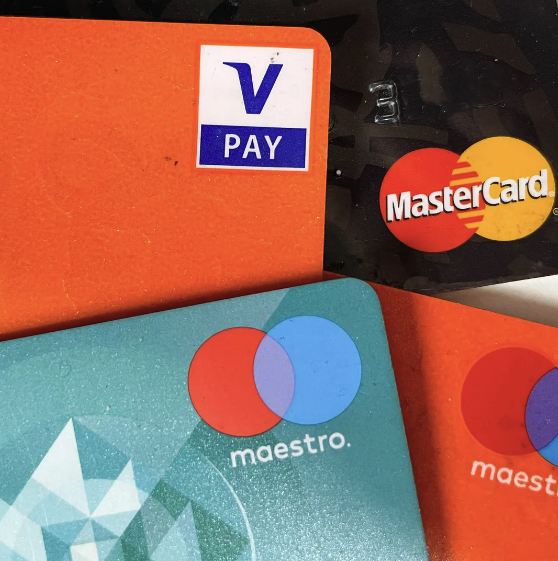 Verschillende betaalkaarten