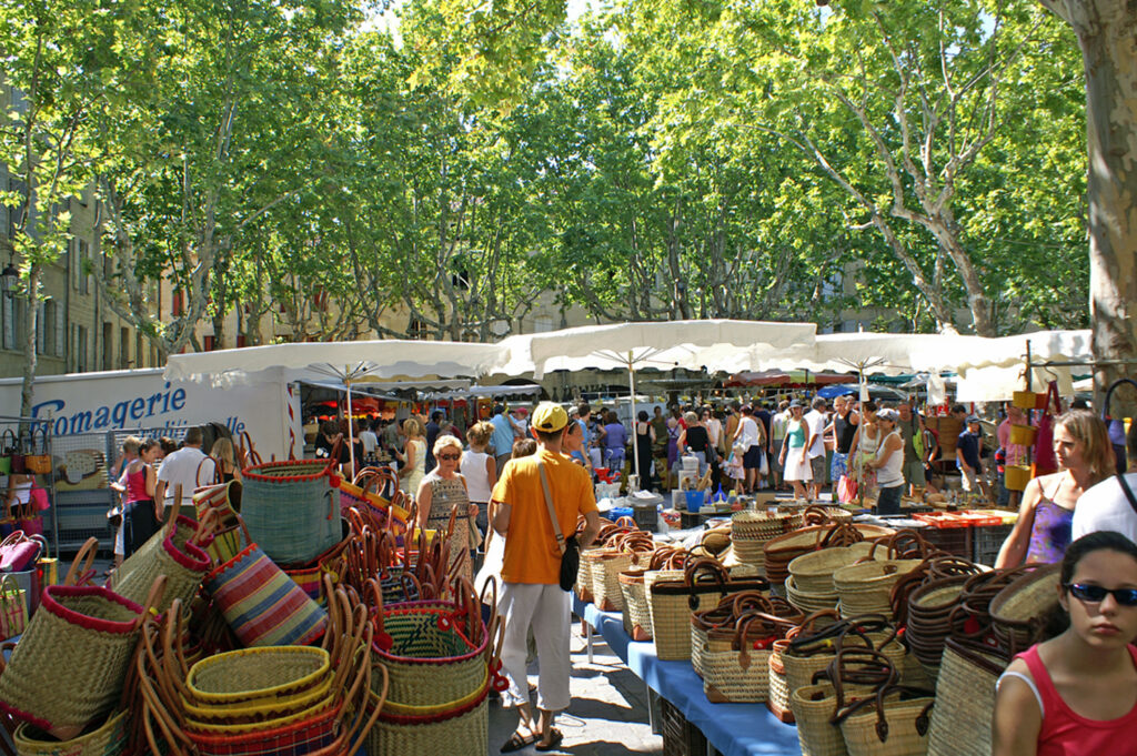 Veel keus op de markt in Zuid-Frankrijk